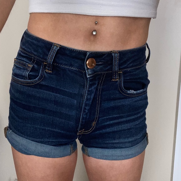 denim shorts - Picture 4 of 5